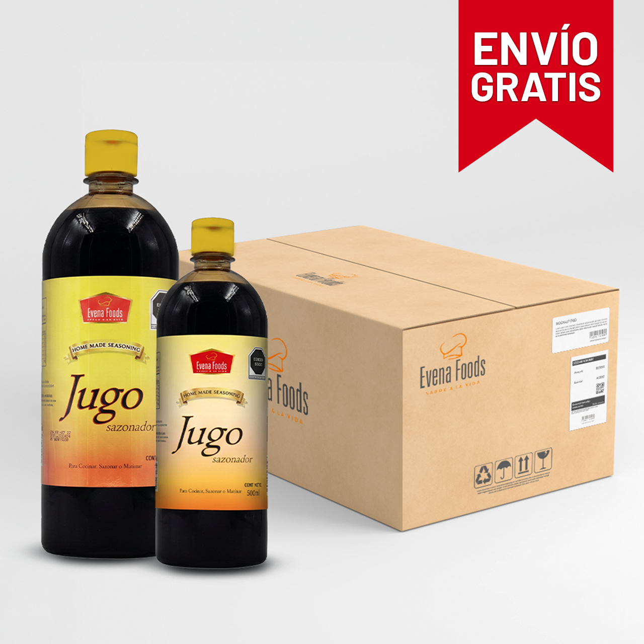 Jugo Sazonador Evena Foods - Caja