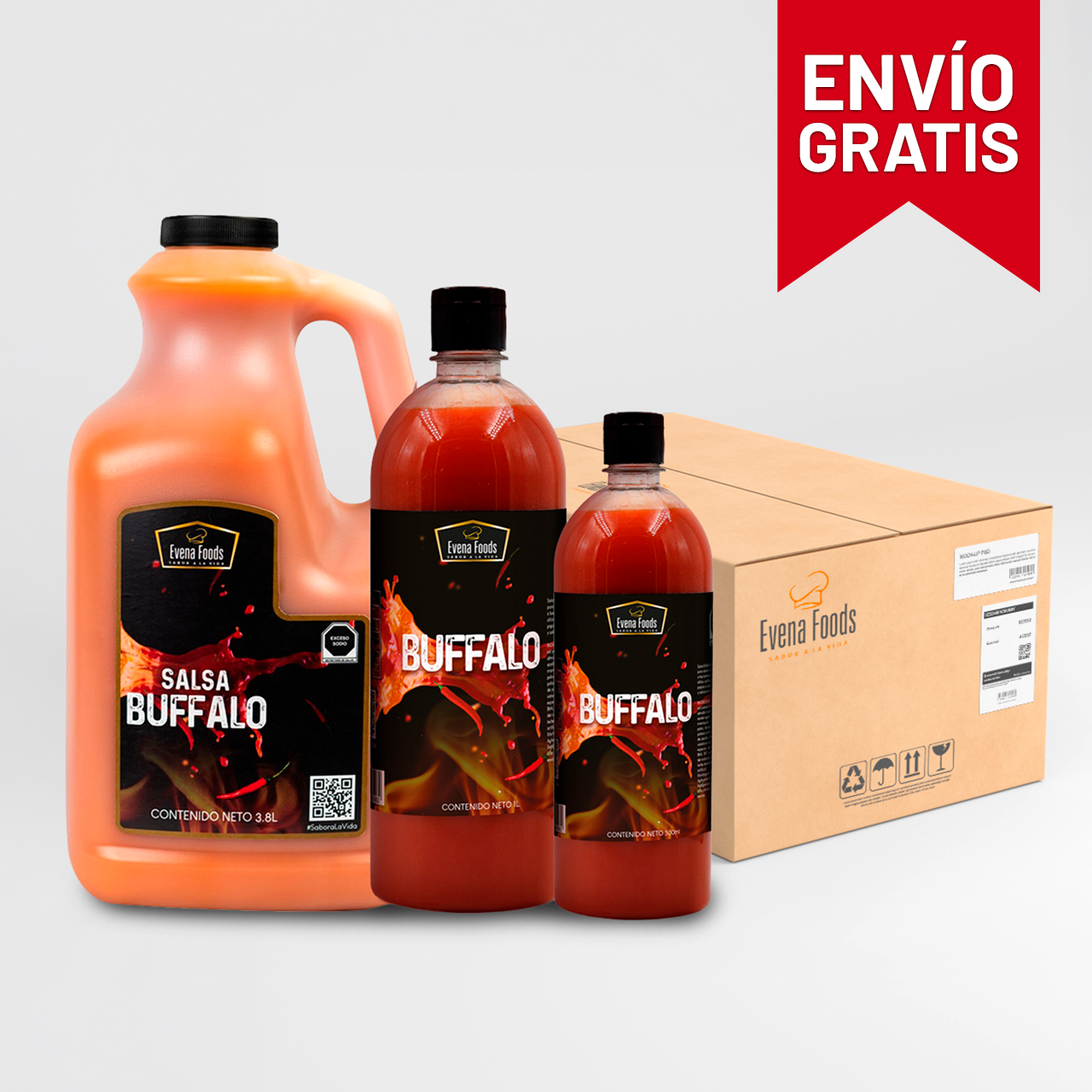 Salsa Buffalo Evena Foods - Caja